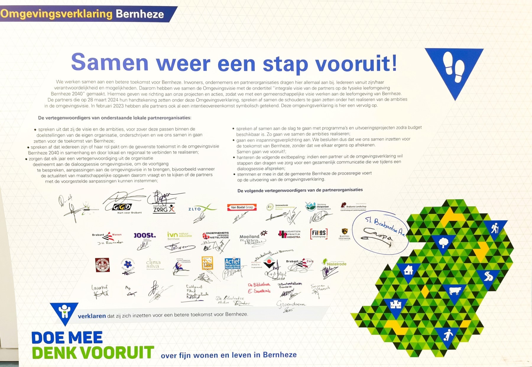 Ondertekende omgevingsverklaring gemeente Bernheze