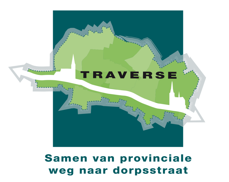 Beeld met tekst 'samen van provinciale weg naar dorpsstraat'